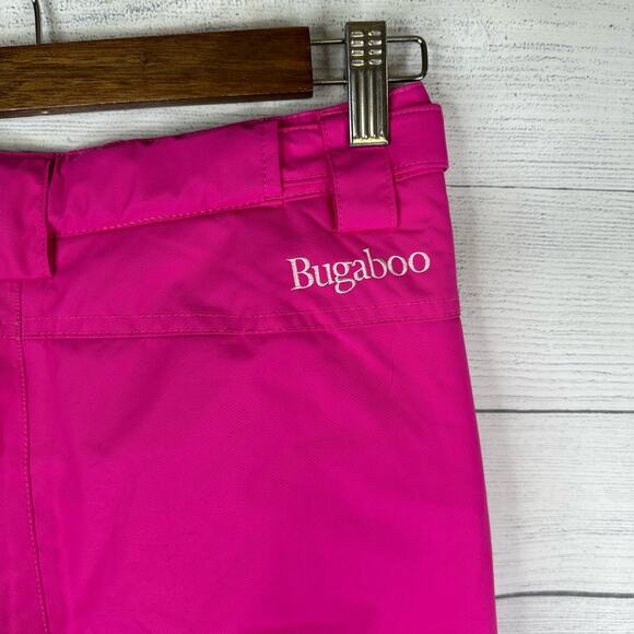 Columbia Kids Girls size Large 14 16 Bugaboo II Insulated Ski Pants Pink Nylon - Picture 7 of 11